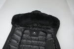 Laden Sie das Bild in den Galerie-Viewer, Women&#39;s Ritzy Puffer Jacket in Black - (Black Fox Trim)