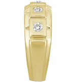 Load image into Gallery viewer, 10k Yellow Gold 5-Stone Fleury Diamond Ring
